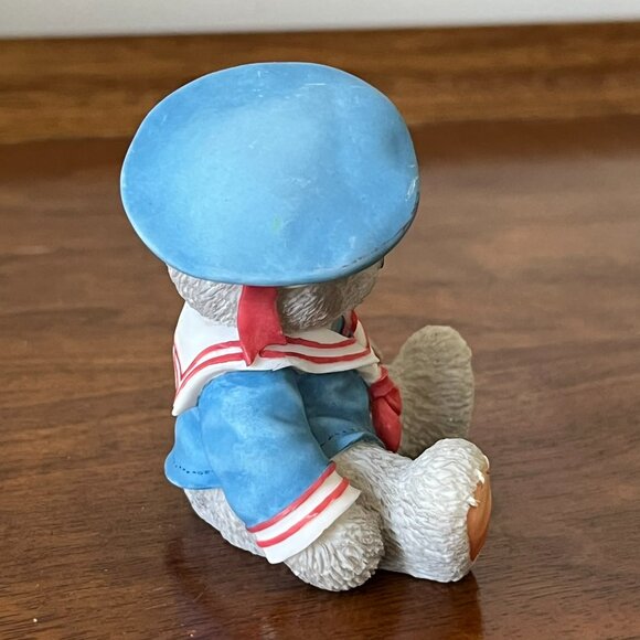 Cherished Teddies "Marty" the Sailor Bear Figurine #476722 1998 Vintage Enesco - Picture 4 of 10